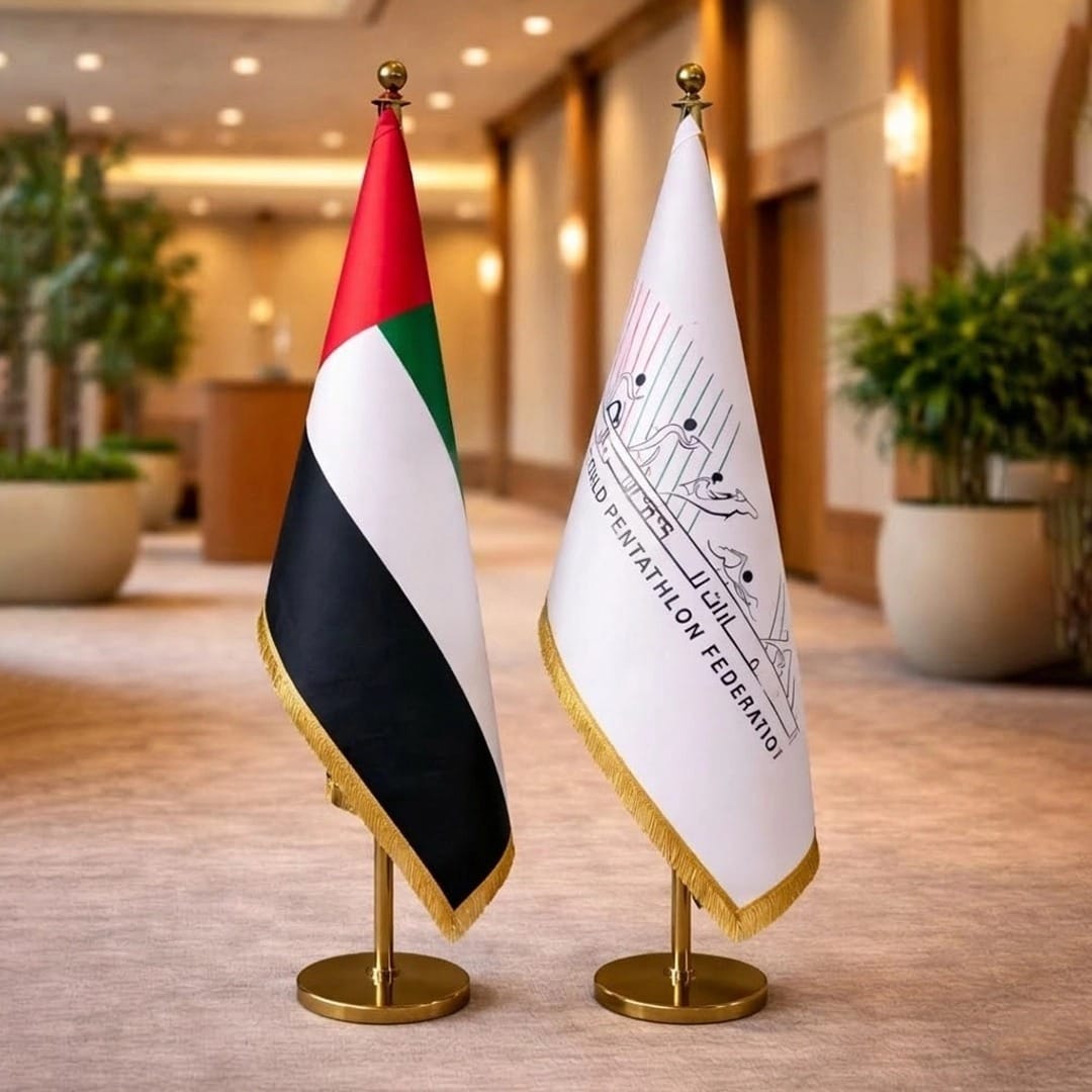 Conference flags Dubai